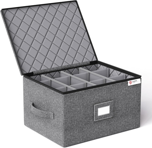 Wine glass storage box with - glass,