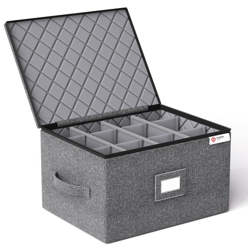 Wine glass storage box with - wine,